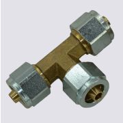 Тройник для пластиковой трубки 8*8*8