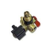 Вентиль баллонный с эл/маг клапаоном газа EMER MCR 110, 12V, АМР разъем, Италия